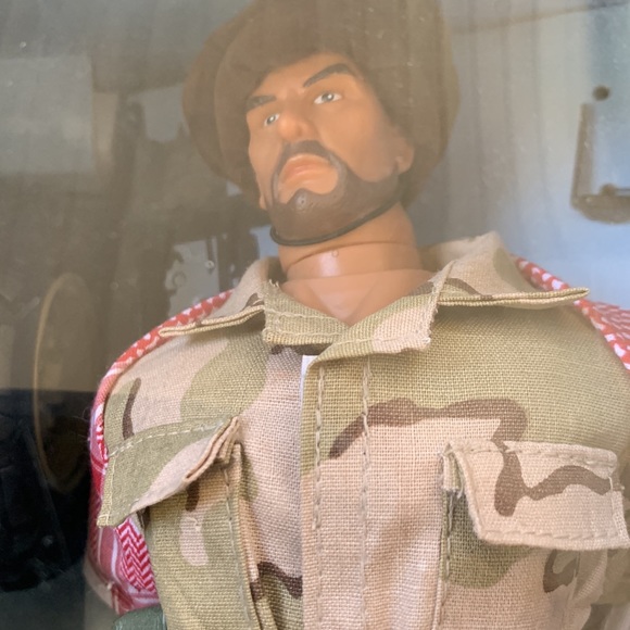 ATV Vehicle & Soldier of The World Army Man Fighter Doll SOTW 2003 new vintage - Picture 2 of 12